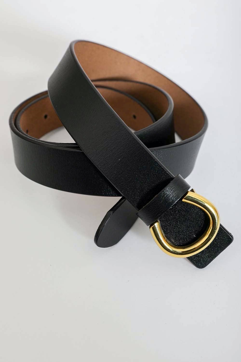 Leto Accessories – wholesale Belt – Women's – Minimalist Gold Horseshoe Belt - Top Seller7