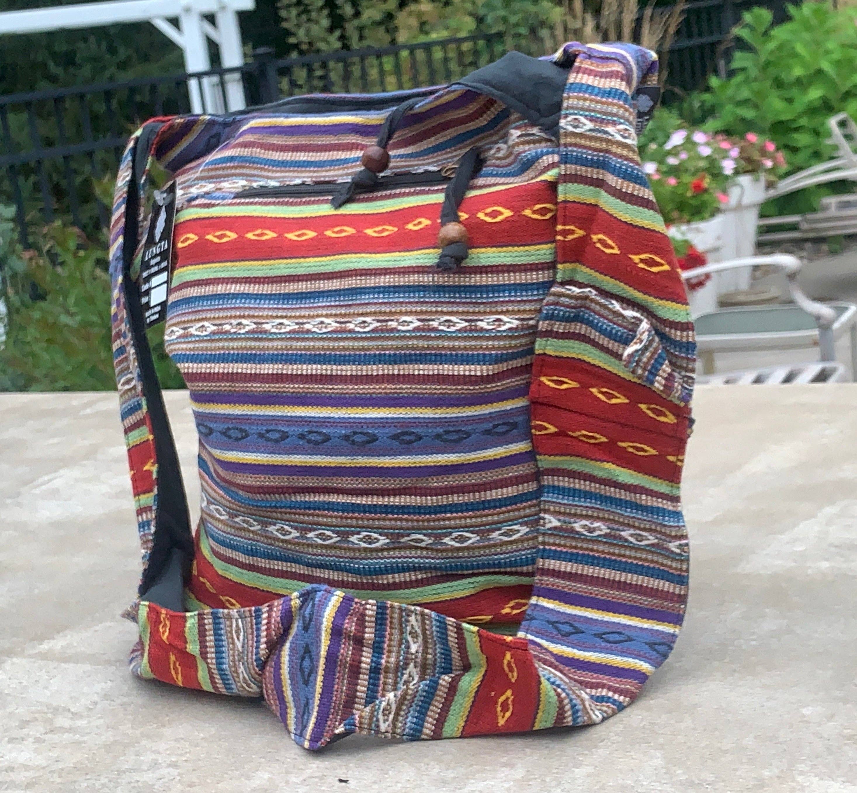 Lungta Imports - Wholesale Crossbody Bag - Women's - Handloom Hobo Bohemian Sling Crossbody Bag10