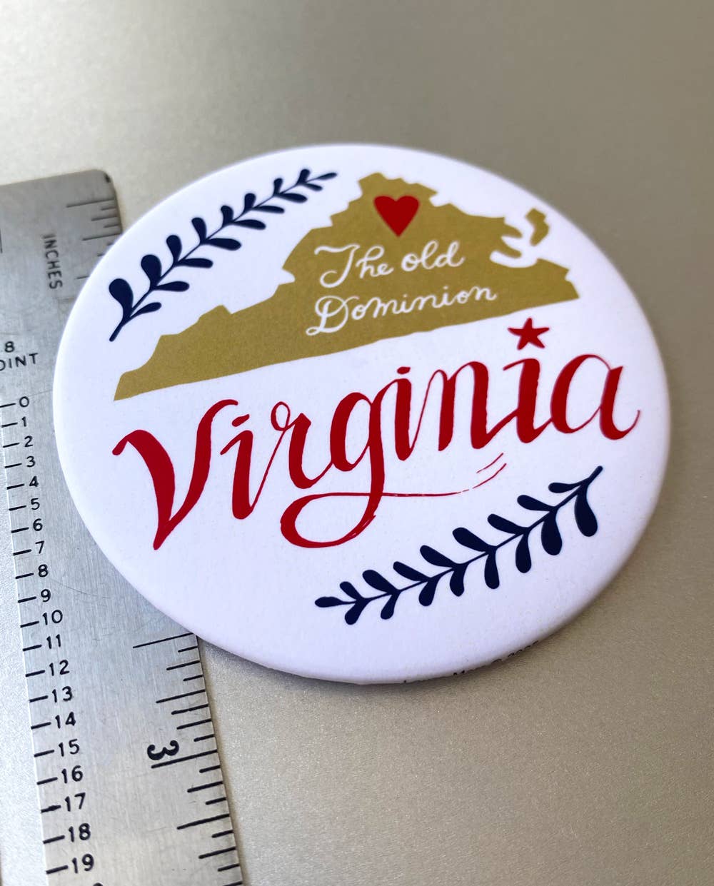 Flourish Creative - Wholesale Magnet - Virginia State Magnet 1