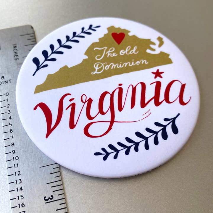 Flourish Creative - Wholesale Magnet - Virginia State Magnet 1