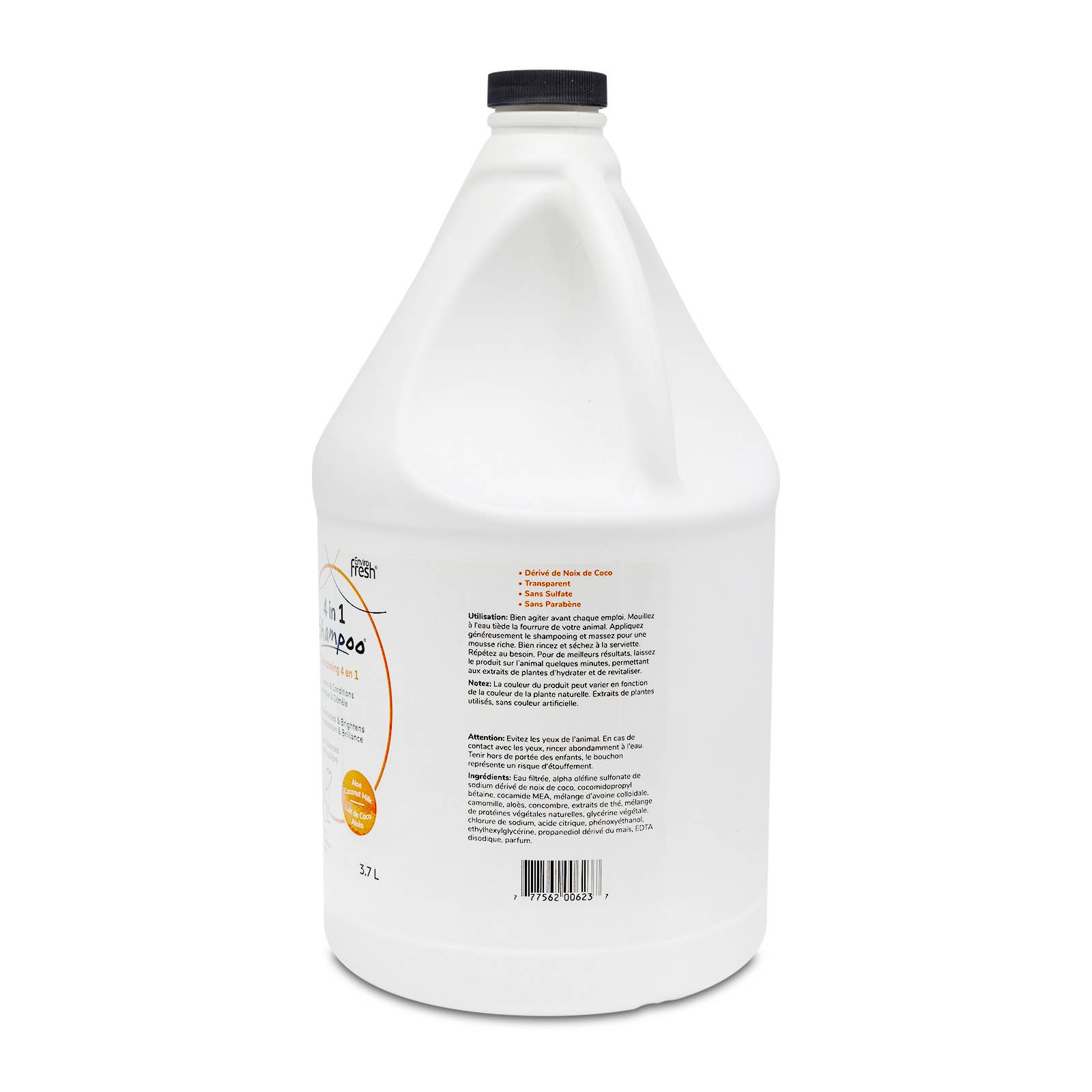 Enviro Fresh – Engroshandel Shampoo - Hund – Hundeshampoo 4 i 1 med aloe og kokosmælk, 3,7 l2