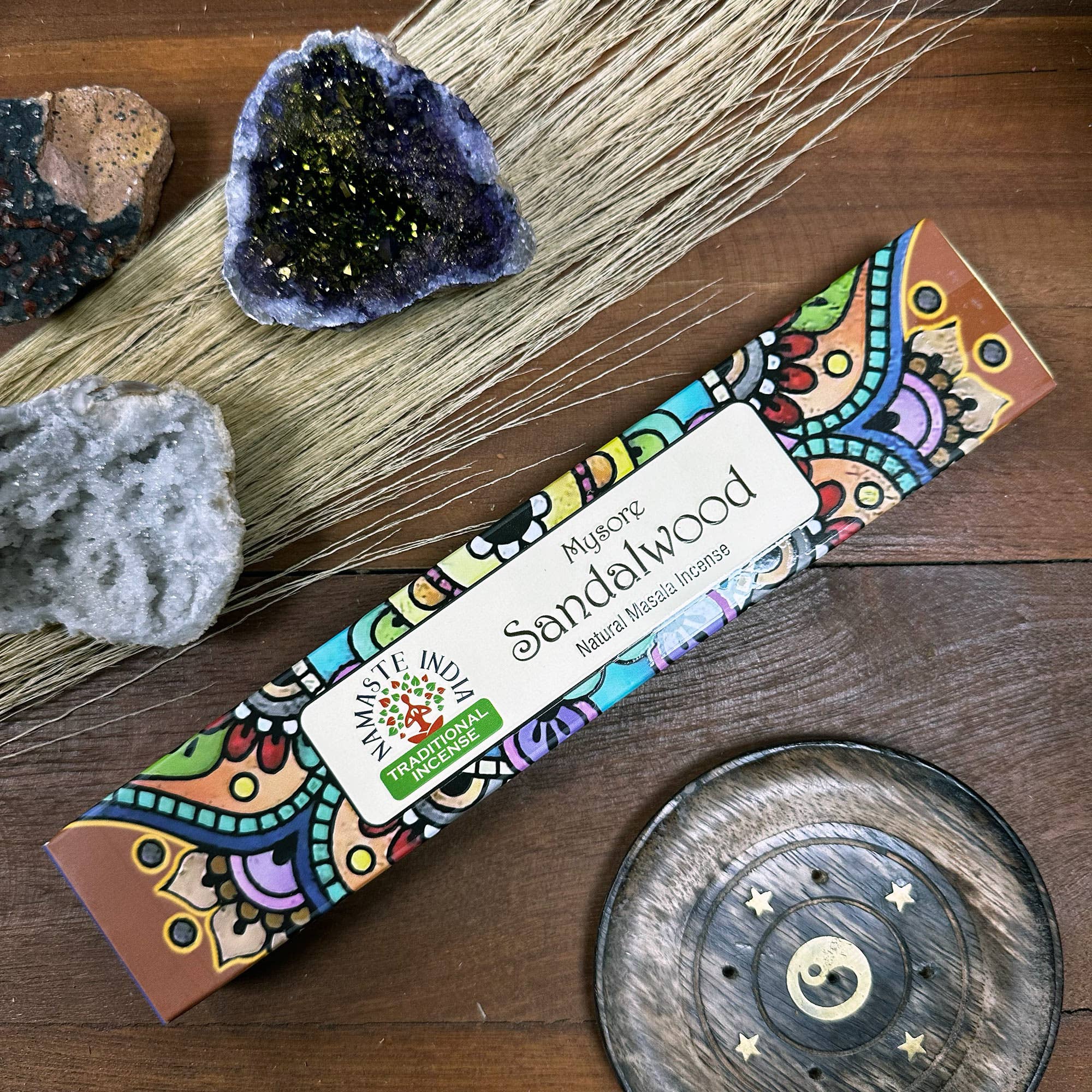 AW Artisan - Wholesale Incense - 12x Namaste Mandala Masala Incense - Sandalwood4