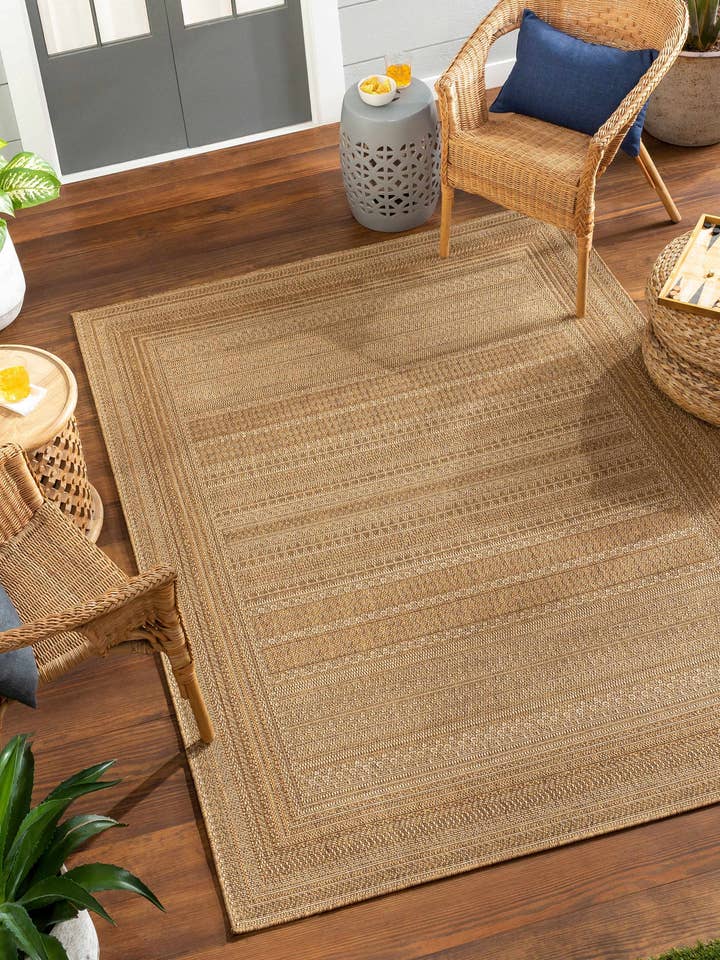 Freja Fladvævet Kunst Jute Tæppe for engroshandel hos Eastern Woven