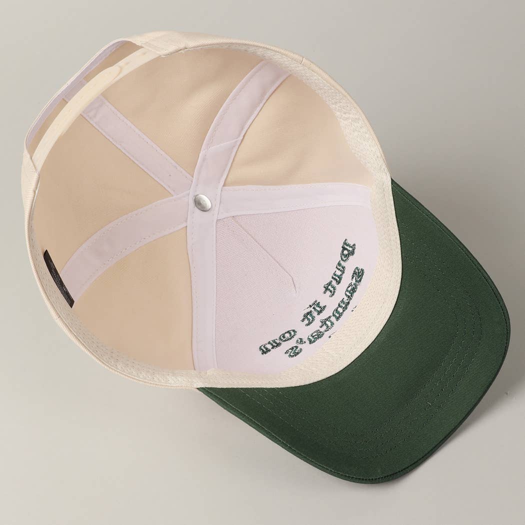 Fashion City - Wholesale Trucker Hat - Unisex - Put It On Santa's Tab Embroidery Two-Tone Hat7