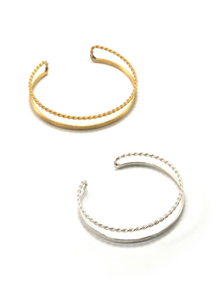 Twisted Cuff for wholesale by Fair Anita