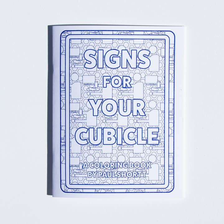 Signs For Your Cubicle Coloring Book for wholesale by Shortt Editions