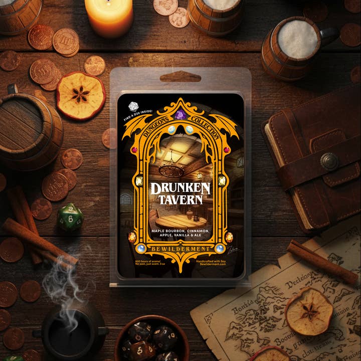Bewilderment - Wholesale Wax Melt - Drunken Tavern - RPG Wax Melts1