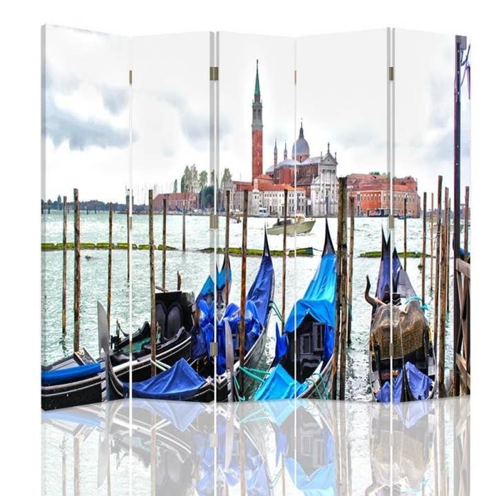 Venice R. Kulik 5-Piece Room Divider for wholesale by Motivartdesign