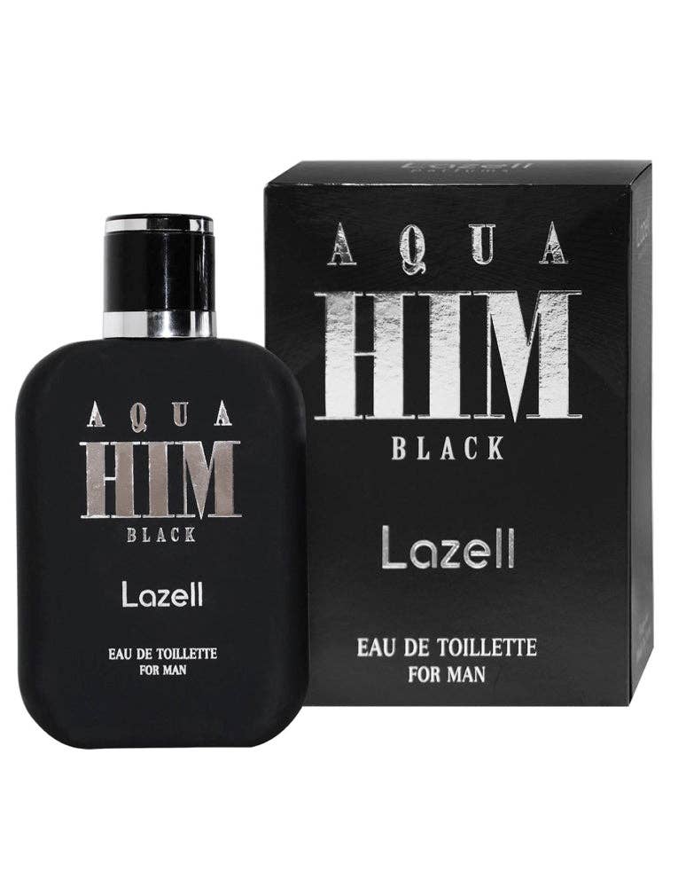 Daspar - Vendita all'ingrosso Profumi/Eau de toilette - LAZELL AQUA HIM BLACK EDT DA UOMO 100 ML 3.4 OZ Profumo1