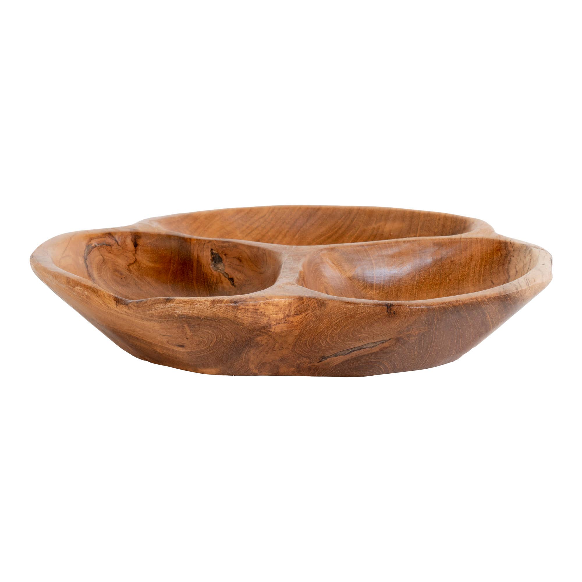 Nola Teak Bowl - Bowl in teak Ø30 cm for wholesale on Faire2
