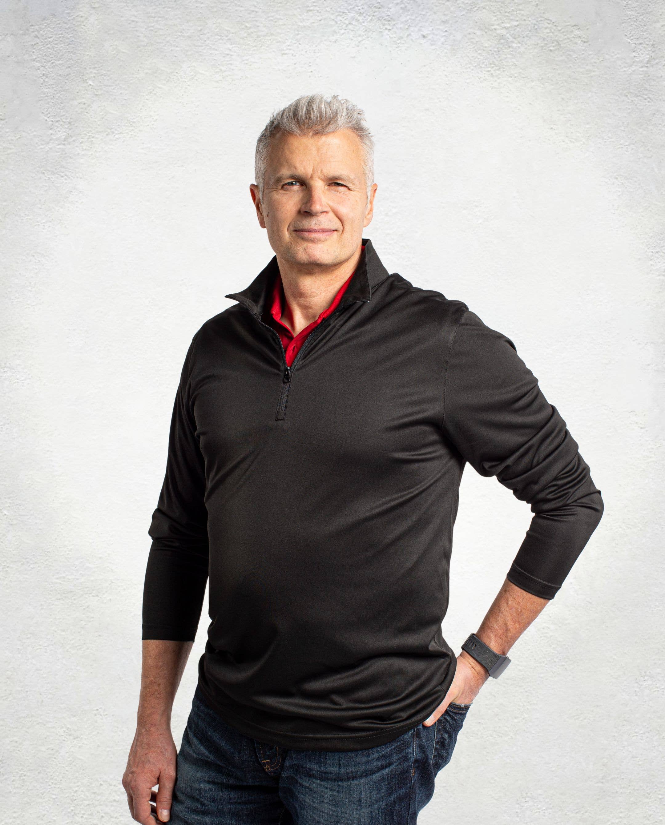 Cutter & Buck - Wholesale Athletic Top - Men's - Clique Spin Eco Performance Half Zip Mens Pullover9