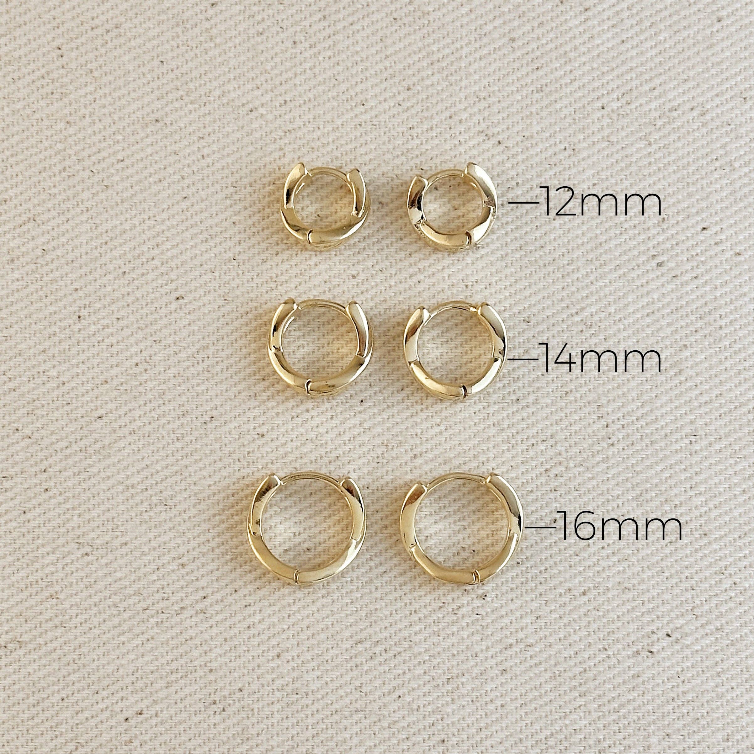 GoldFi – wholesale Hoop earrings – 18k Gold Filled X Clicker Hoop Earrings5