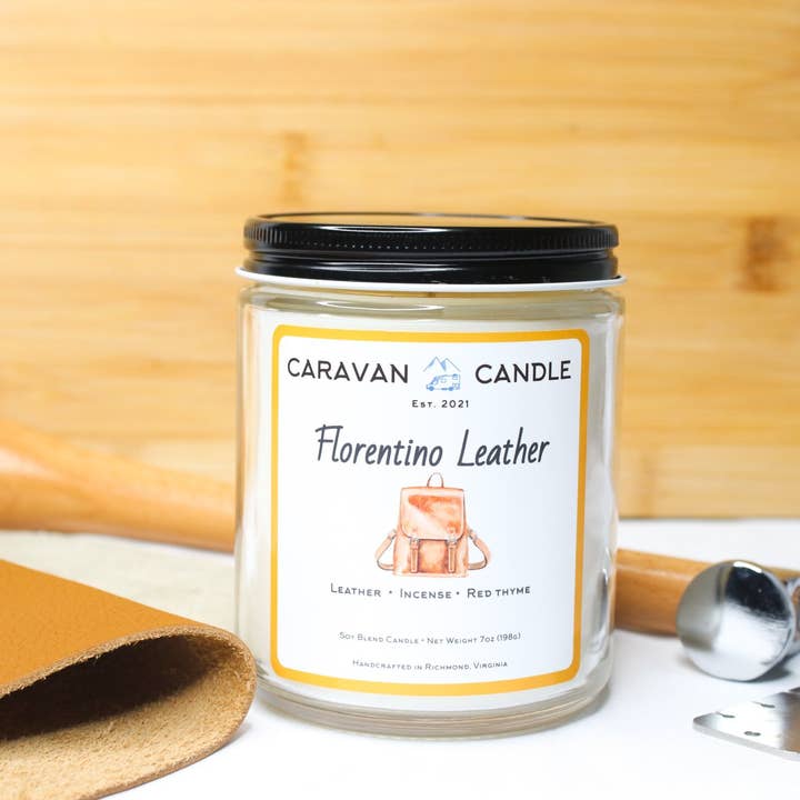 Florentino Leather for wholesale by Caravan Candle