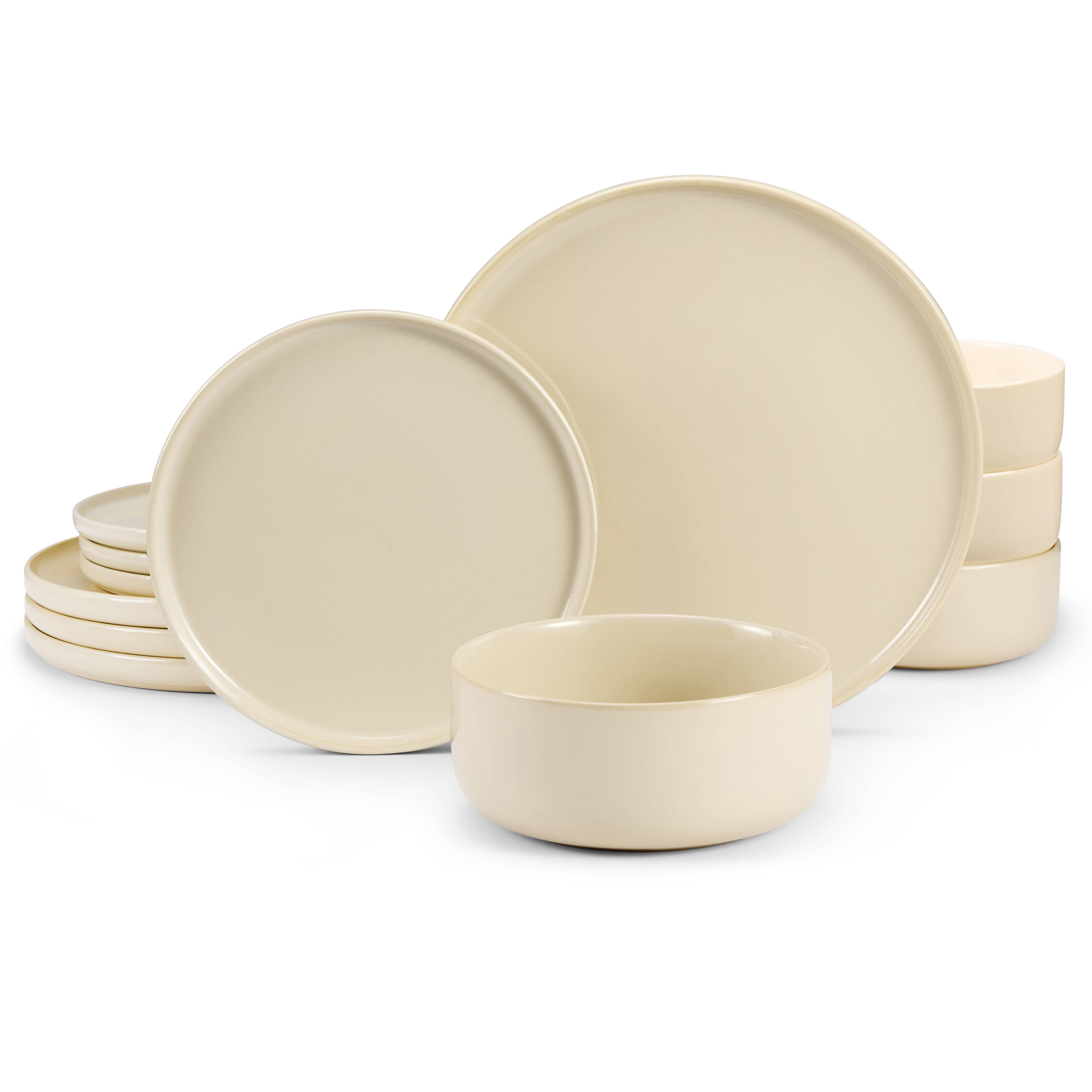 Kook - Wholesale Dinnerware Set - Kook Ceramic Dinnerware Set, 12 Piece, Somerset Collection3