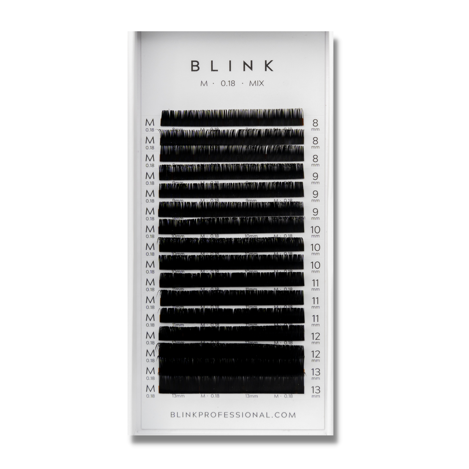 Blink Professional - Wholesale False/Fake Eyelashes - CLASSIC 1D LASHES12