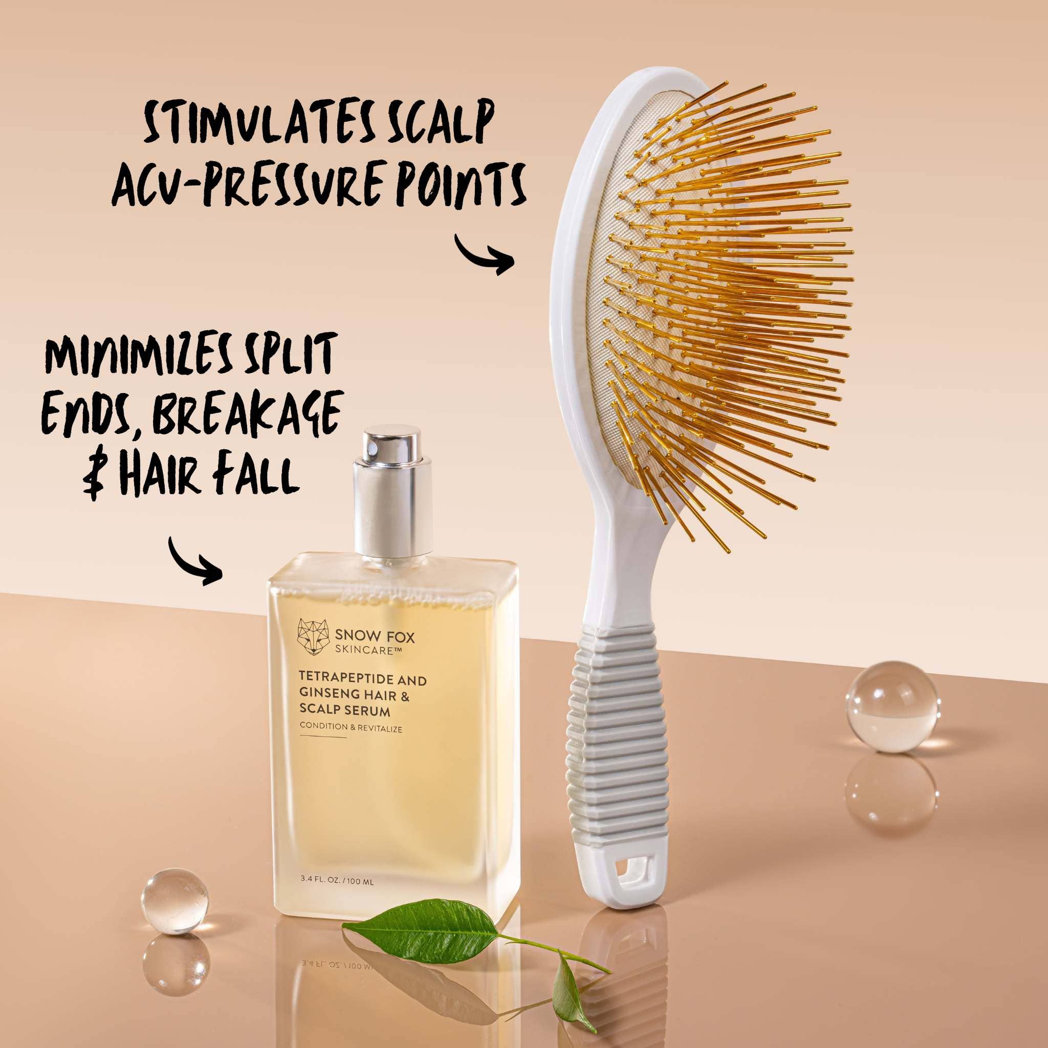 Snow Fox Skincare - Wholesale Hair Serum - Tetrapeptide And Ginseng Hair & Scalp Serum3