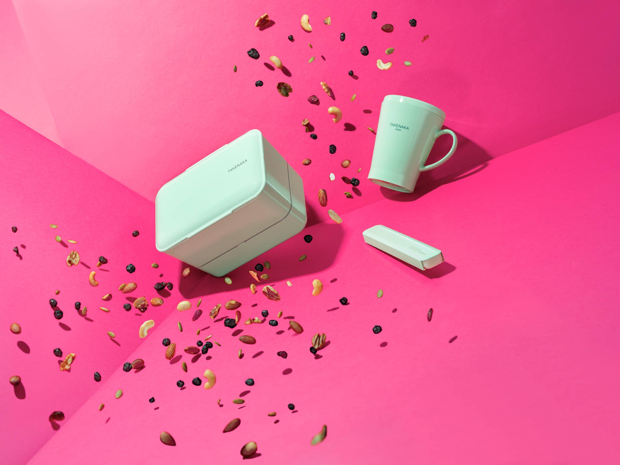 TAKENAKA Bento Box - Wholesale Lunch Bag/Box - Bento Bite Dual Box - Made of Recycled Plastic Bottles7