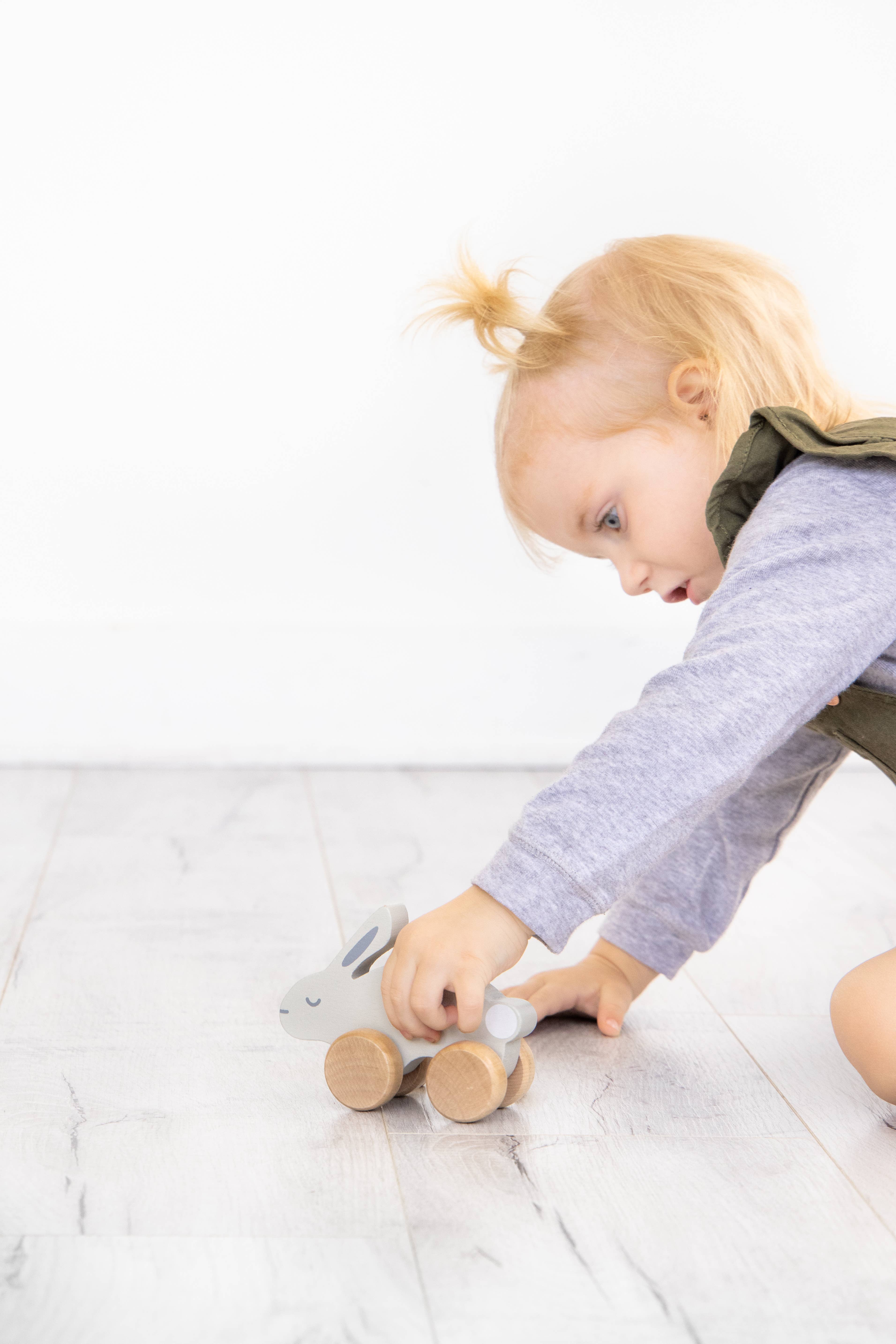 Pearhead - Wholesale Wood Toy - Kids - Wooden Toy Bunny, Baby & Toddler Toy, Nursery Decor3