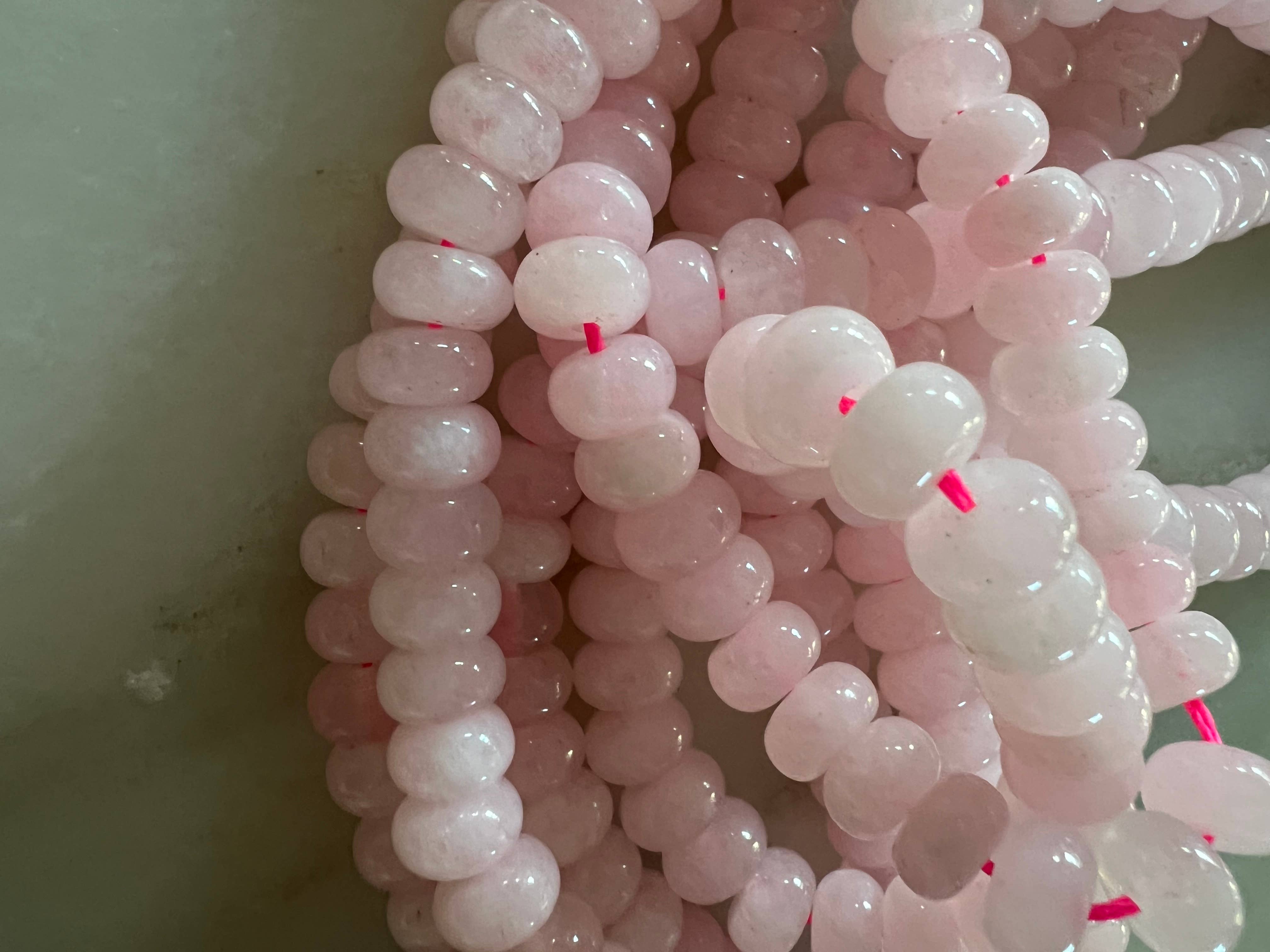 Sonya Renee Jewelry - Wholesale Beaded/Pearl Necklace - Lilly Gemstone Bead Necklace multi-color 8mm opals jade 70