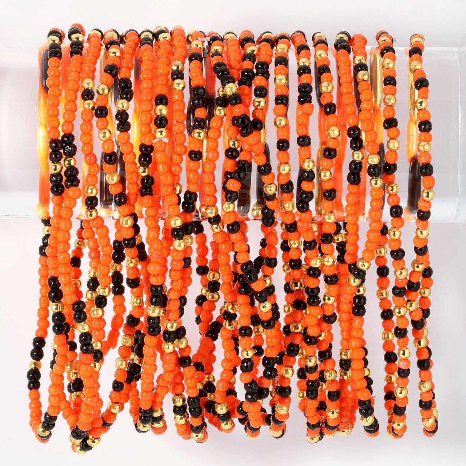 Splendid Iris - Wholesale Jewelry Set - Stretch Seed Bead GAME DAY Bracelets8