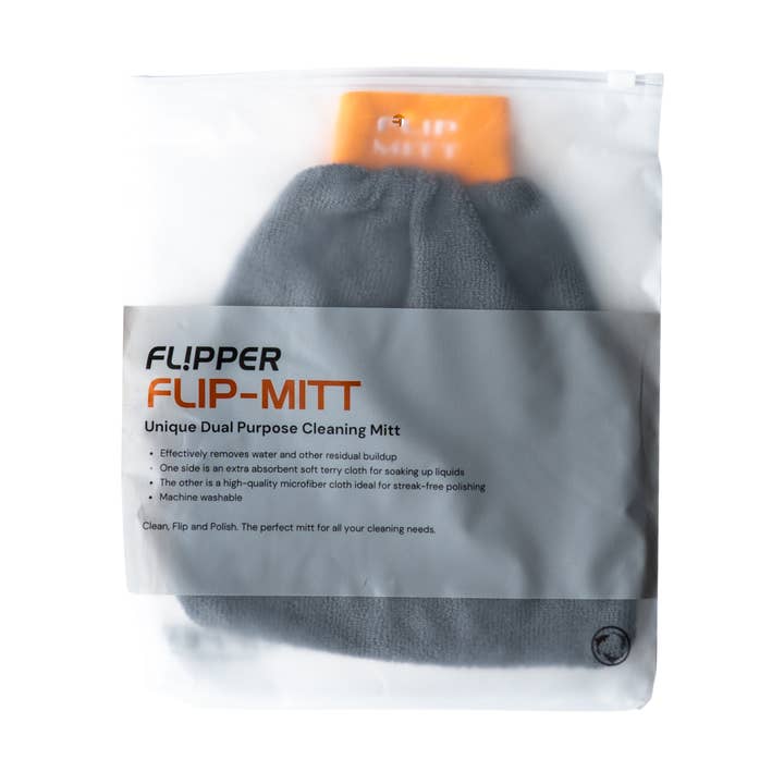 Flipper 2-in-1 Microfiber Aquarium Cleaning Mitt 1 Pack for wholesale by Flipper Aquarium Products