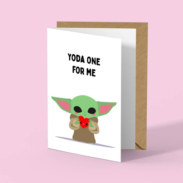 Studio Inktvis - Wholesale Baby Card - Greeting card Star Wars baby Yoda