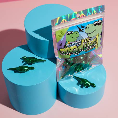 Bare Boutique - Wholesale Bath/Body Oil - 15 x Dinosaur Shaped Bath Pearls - Kiwi Scented1