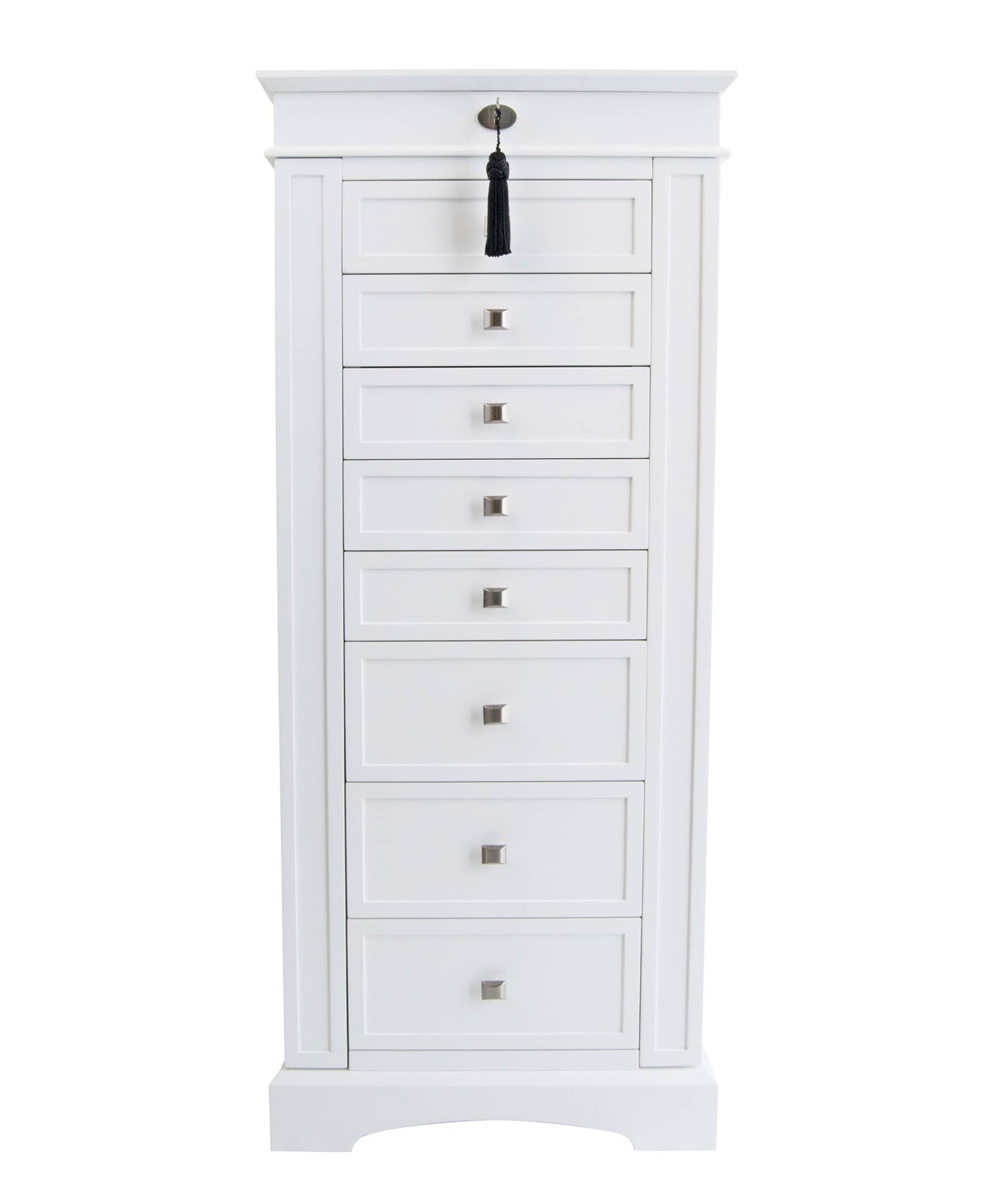 Mele and Co - Wholesale Jewelry Box/Organizer - Mele and Co Olympia Armoire in White1