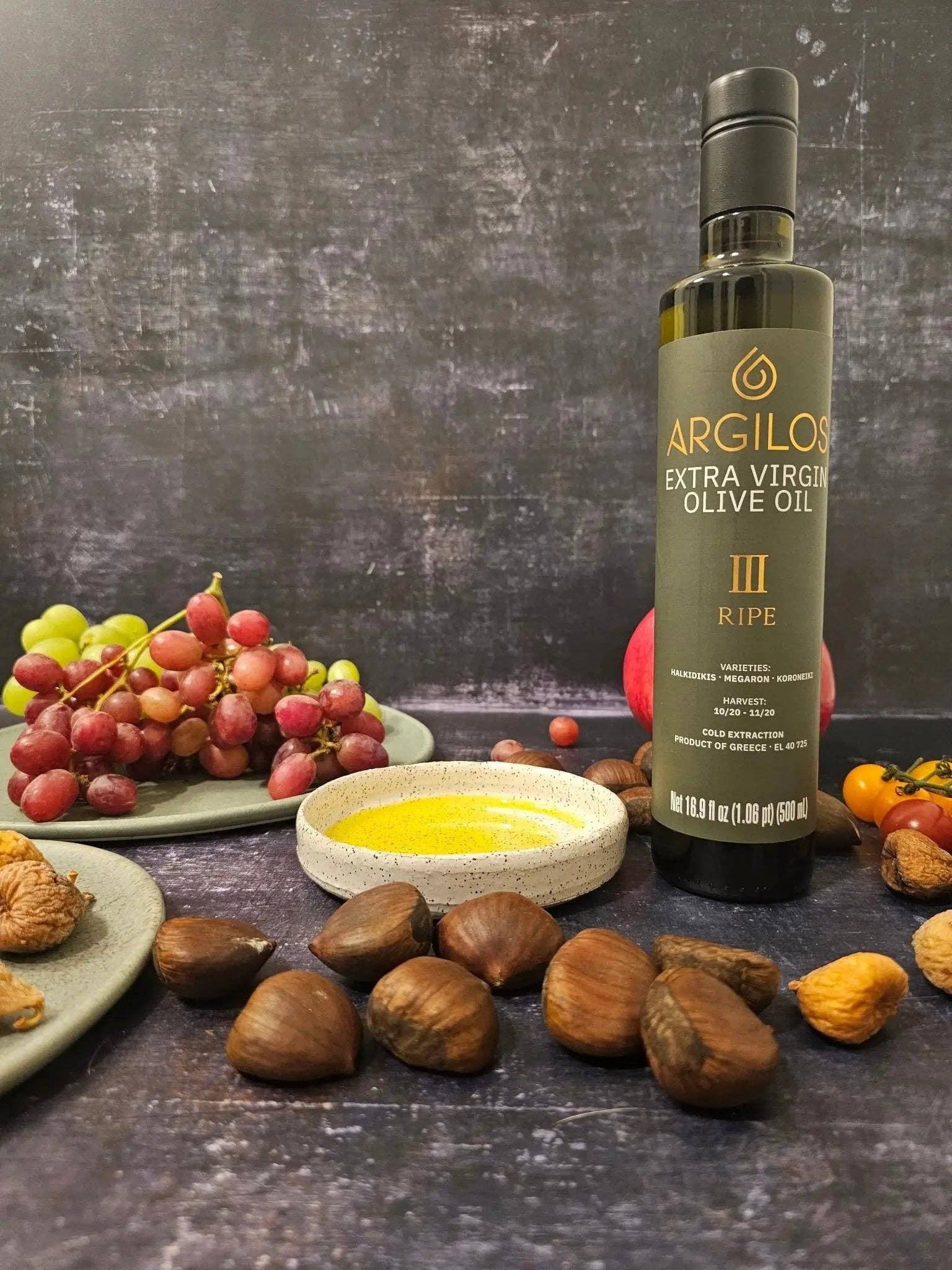 ARGILOS - Wholesale Olive Oil - ARGILOS III RIPE Greek Extra Virgin Olive Oil (500ml)4
