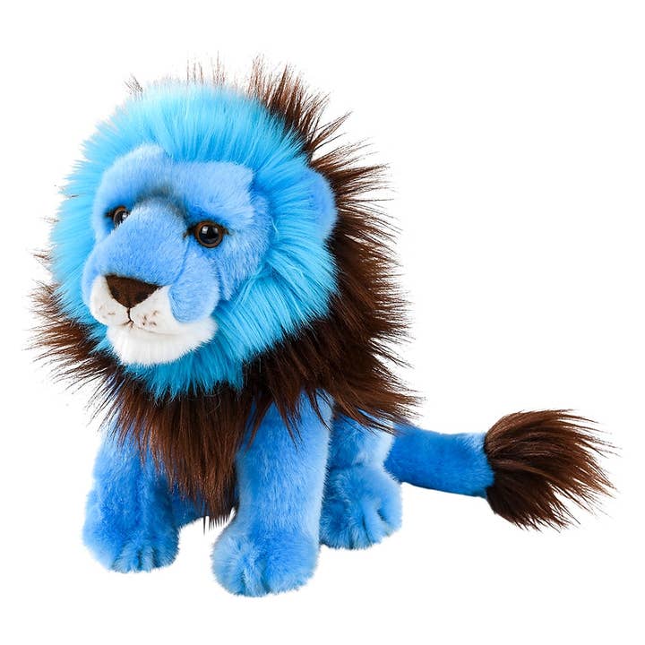 9" HEIRLOOM NEON LION LLB Plush Toys for wholesale by La Luna Bella - Toys