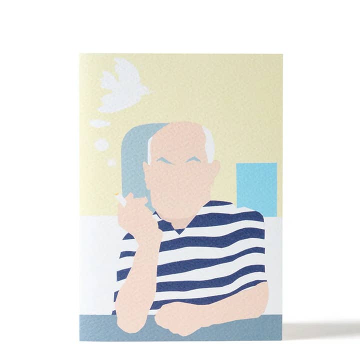 Pablo Greetings Card x 6 for wholesale by Studio Junc