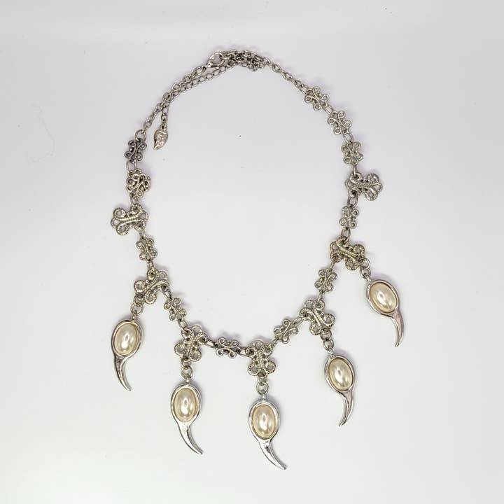 Sølvsnor & Klo Halskæde for engroshandel hos Fizz