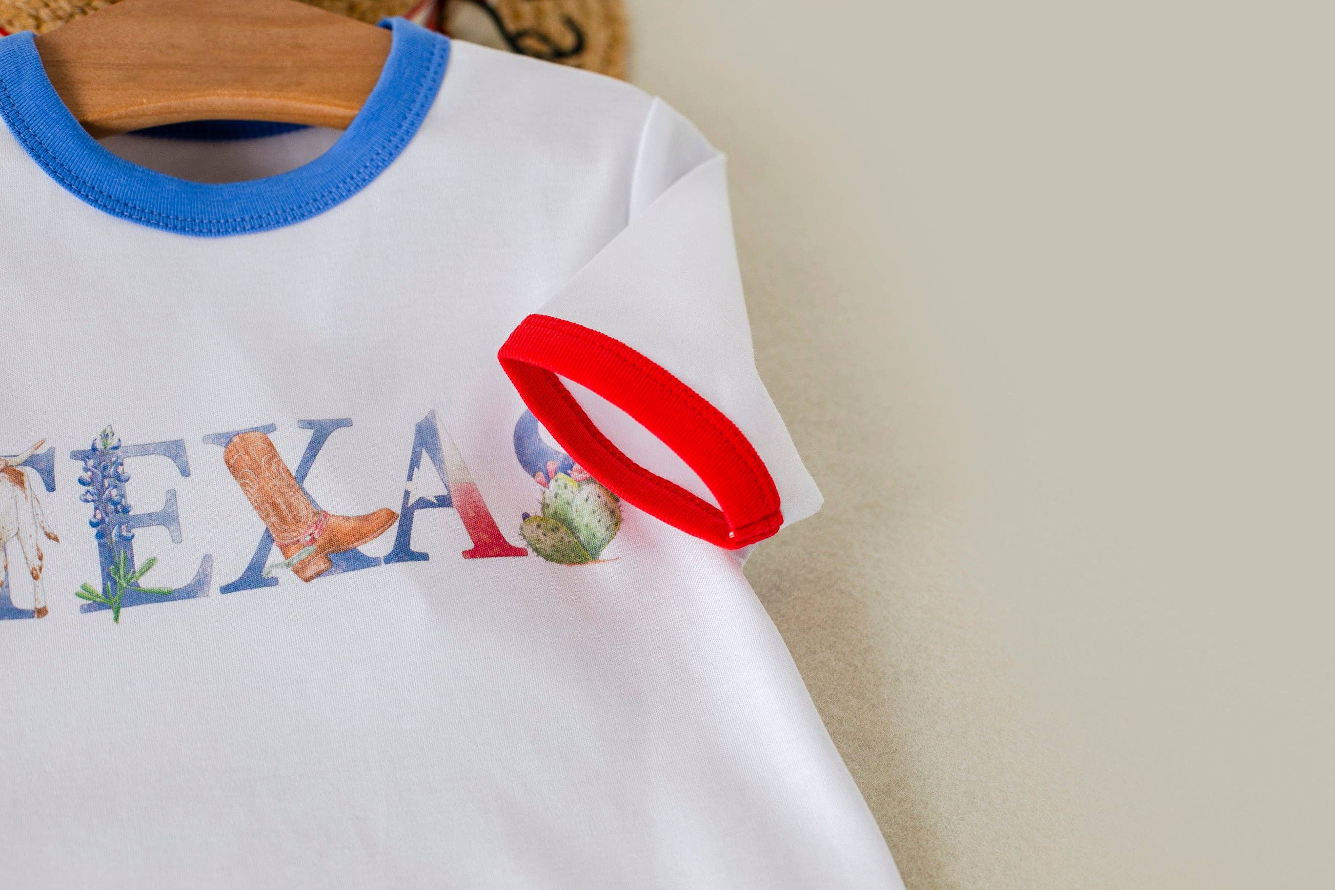 Nola Tawk - Vendita all'ingrosso Maglietta serigrafata - Bambini - T-shirt Little Texan in cotone biologico2