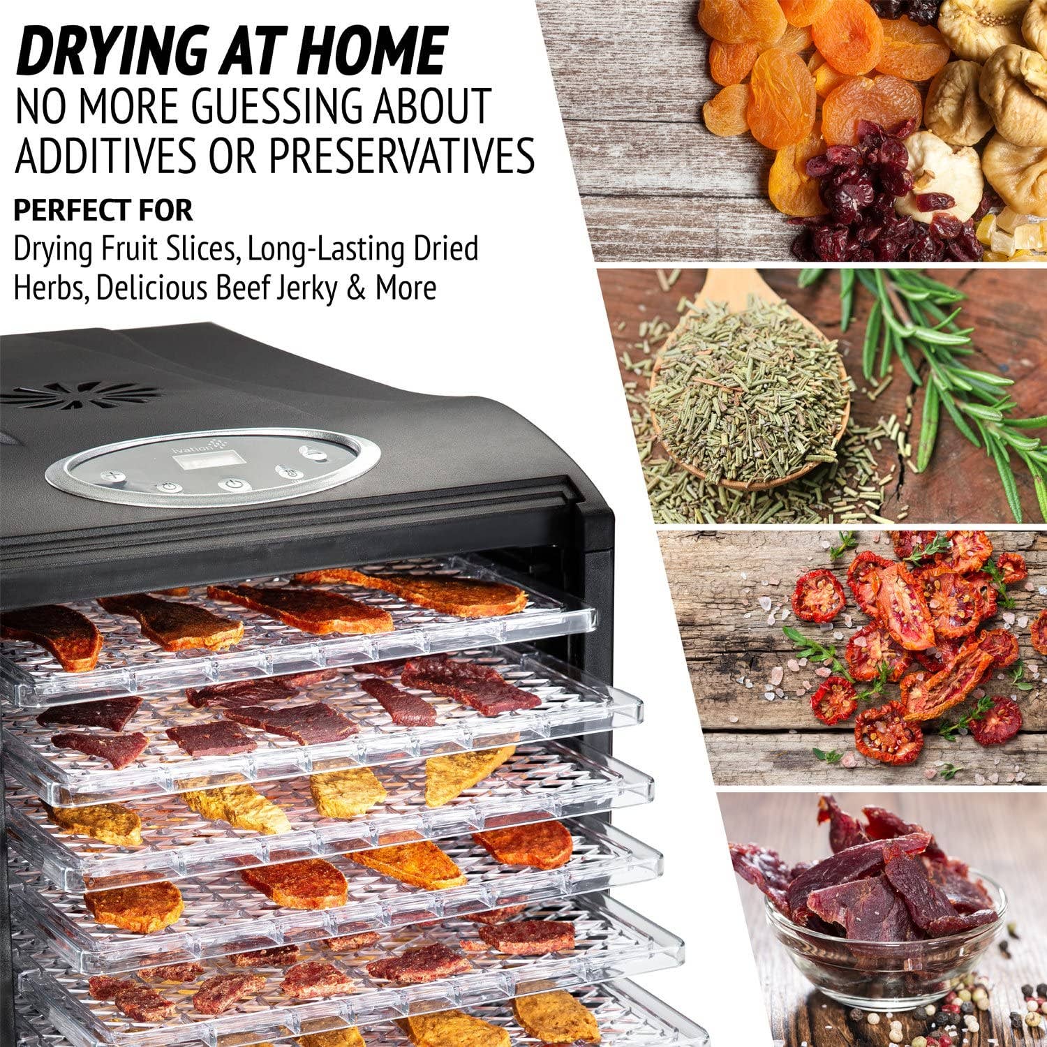 Ivation - Wholesale Kitchen Appliance - Digital Electric Food Dehydrator Machine8