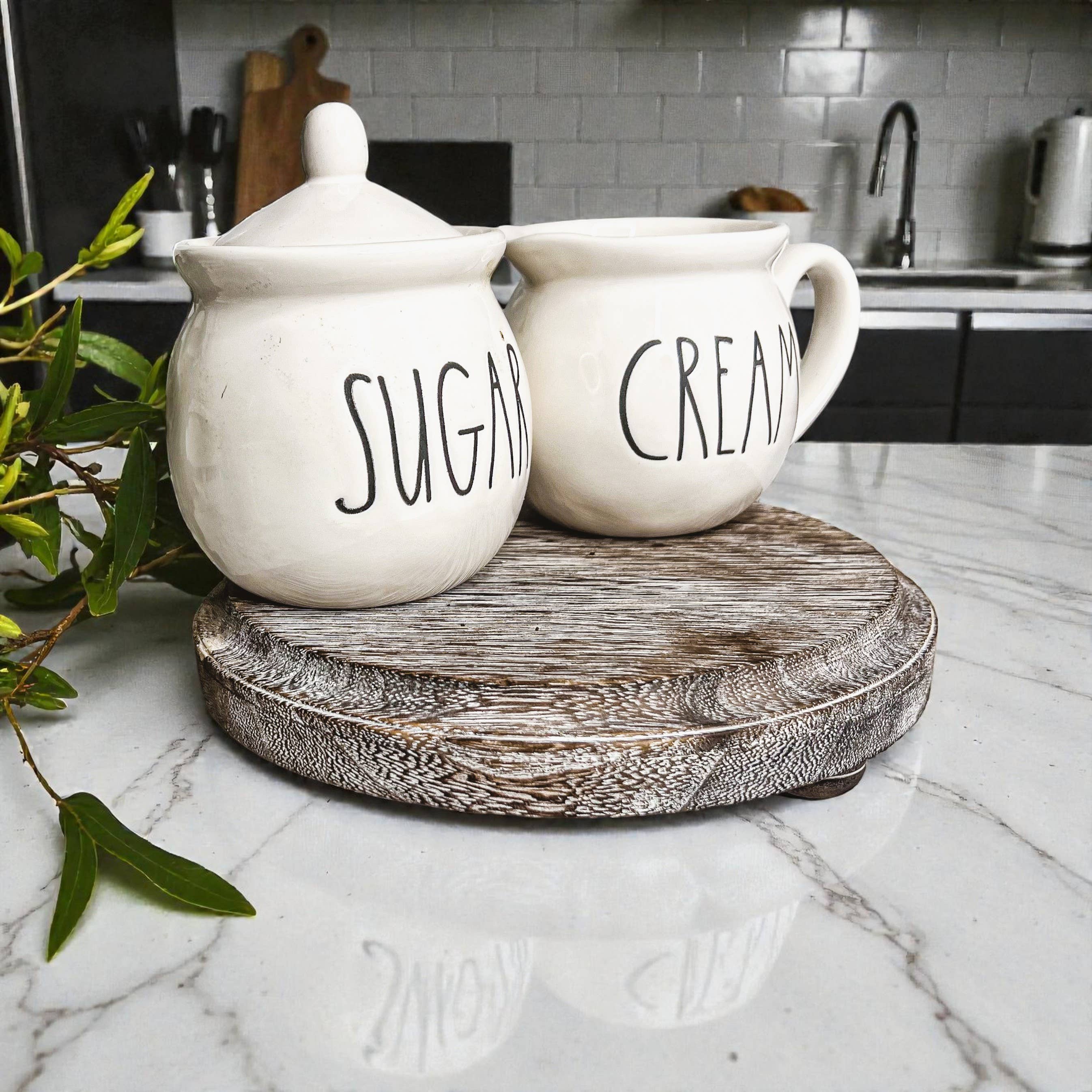 Gia Roma - Wholesale Decoratief dienblad - Ronde houten standaard en sierbord voor tafeldecoratie21