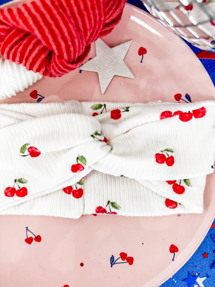 Dirty Shirley Ribbed Turband Headband for wholesale by Ruby Red Threads