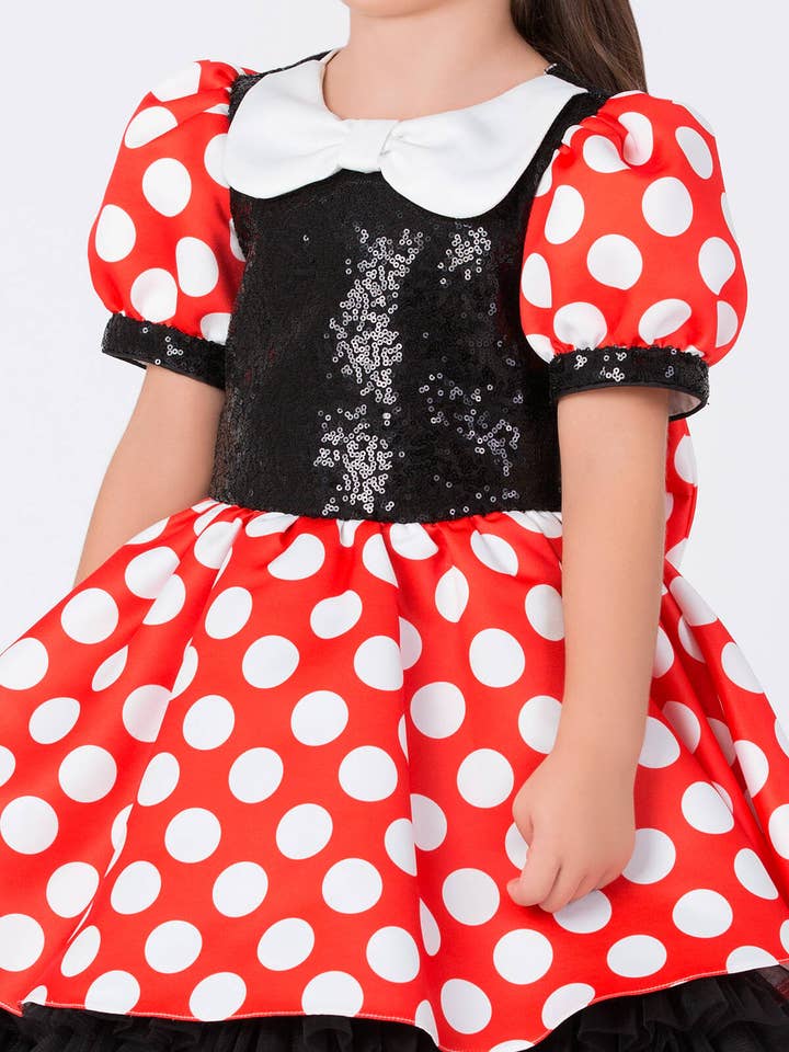 Pamina Kids - Wholesale Costume - Kids - Colourful Girls Little Mouse Costume 3-7 Age 35010pr