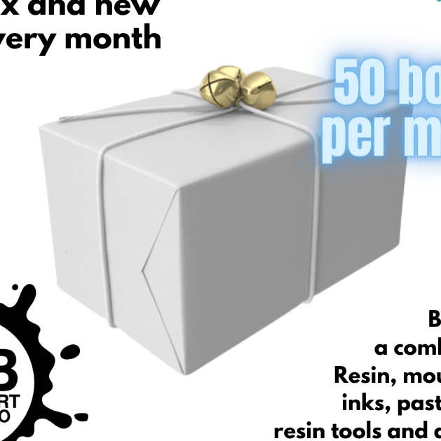 Boîte d'abonnement mensuel LBB Resin pour la vente par LBB Resin