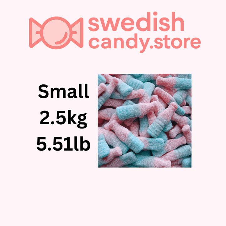 Swedish Candy.Store - Swedish Candy - Wholesale Gummy - Swedish Candy Bubblizz Lutti Bottles 2.5 kg/ 5.51LB