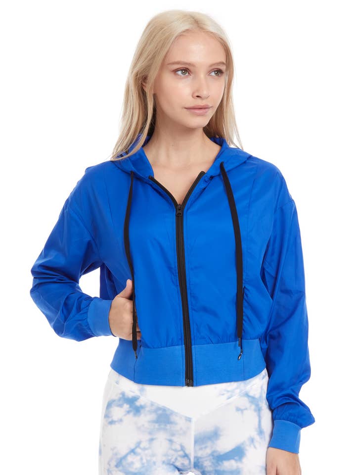 Cropped Hoodie Anorak for wholesale by PSK COLLECTIVE