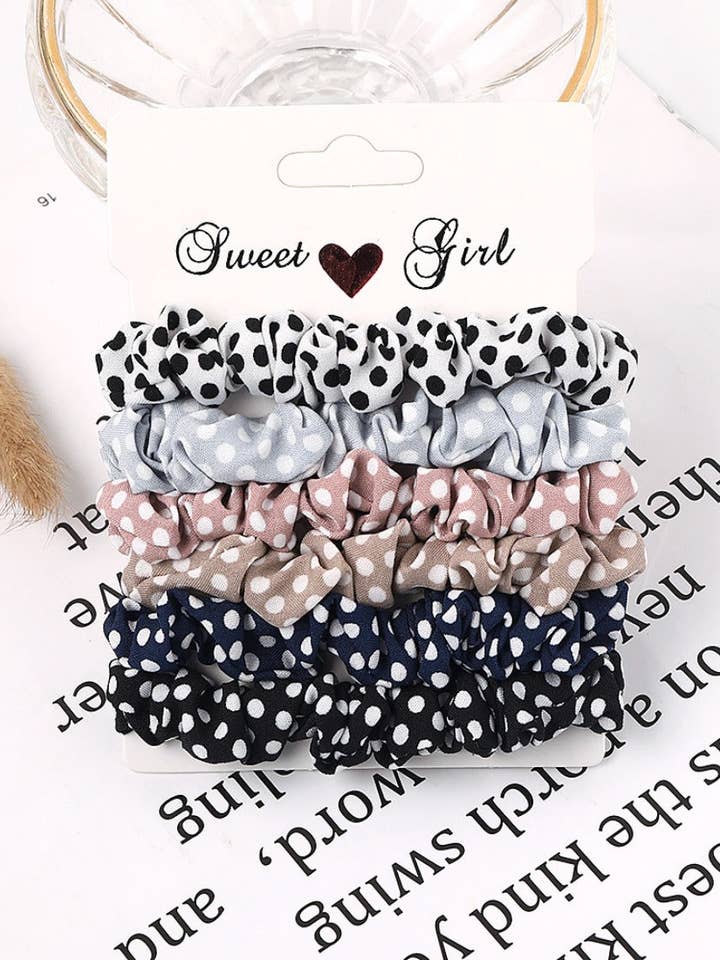 GIFTY - 6-Pack High Elastic Hair Ties for wholesale by WEST AUSSIE SUPPLIES