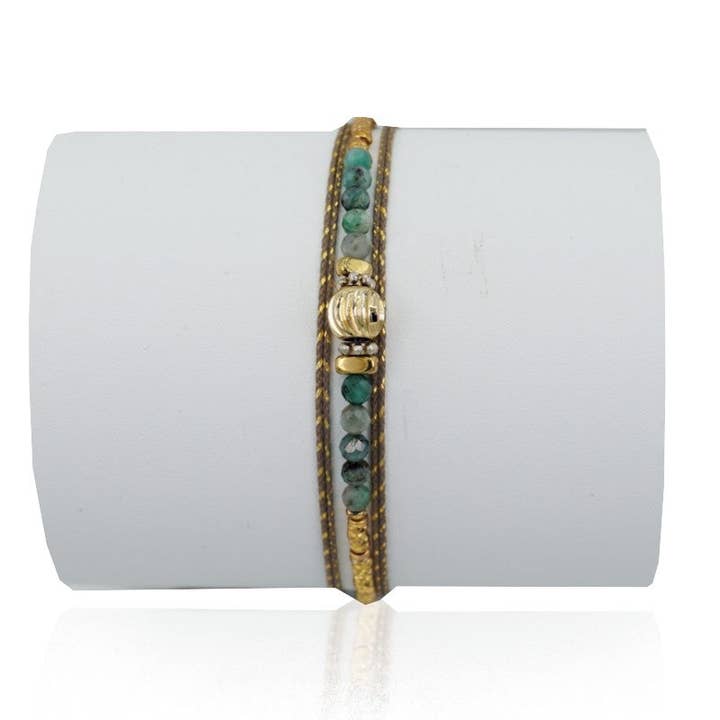 African Turquoise Bhoma Bracelet 23 for wholesale by LOetMA