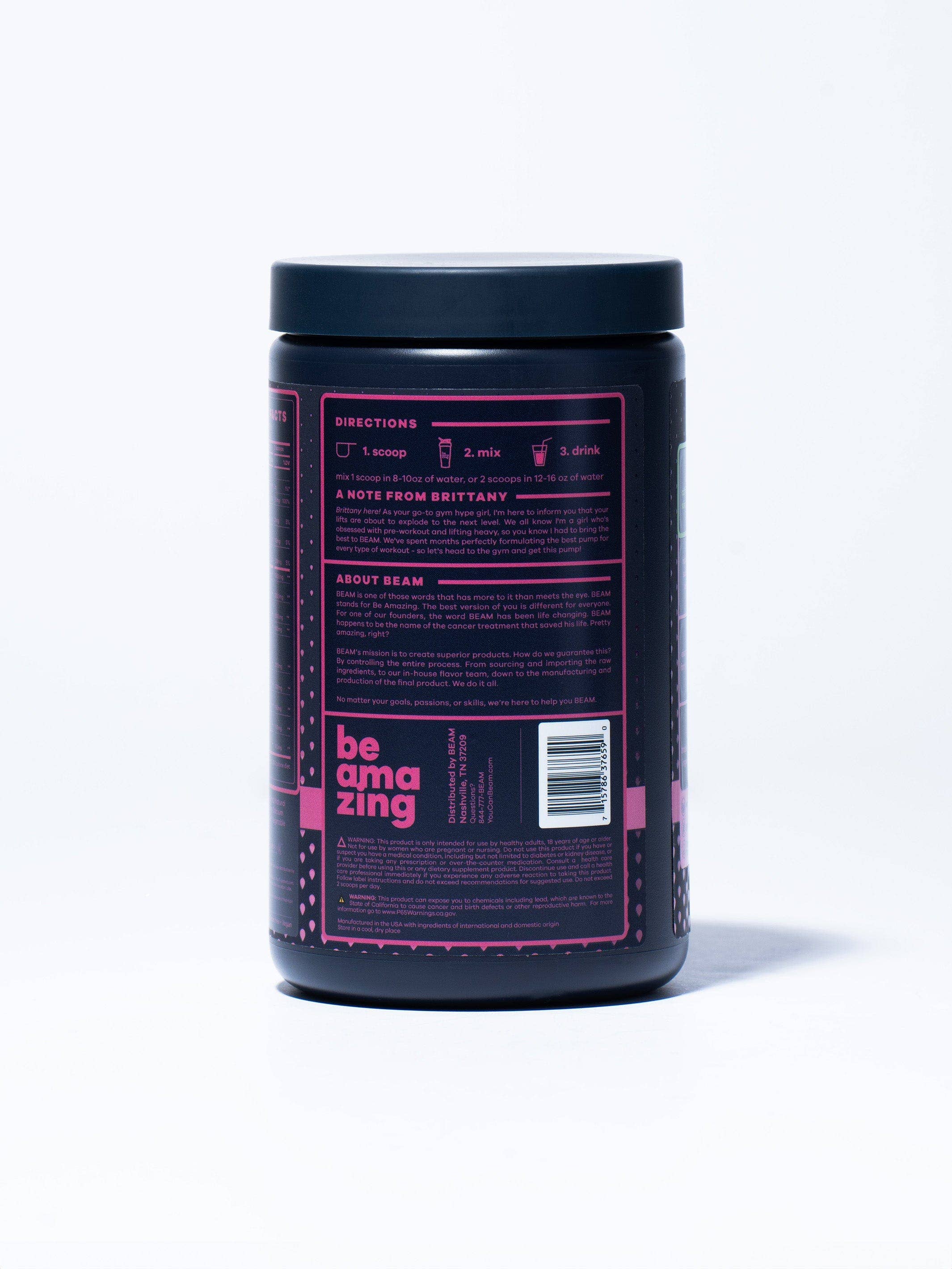 Be Amazing - Wholesale Gezonde drank in poedervorm - pure pump x brittany lupton5