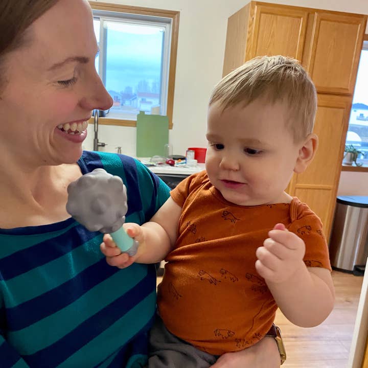 Printed Foundry - Wholesale Handheld Rattle - Baby - Baby's First Mace - Fun Rattle Sensory Toy for Babies5