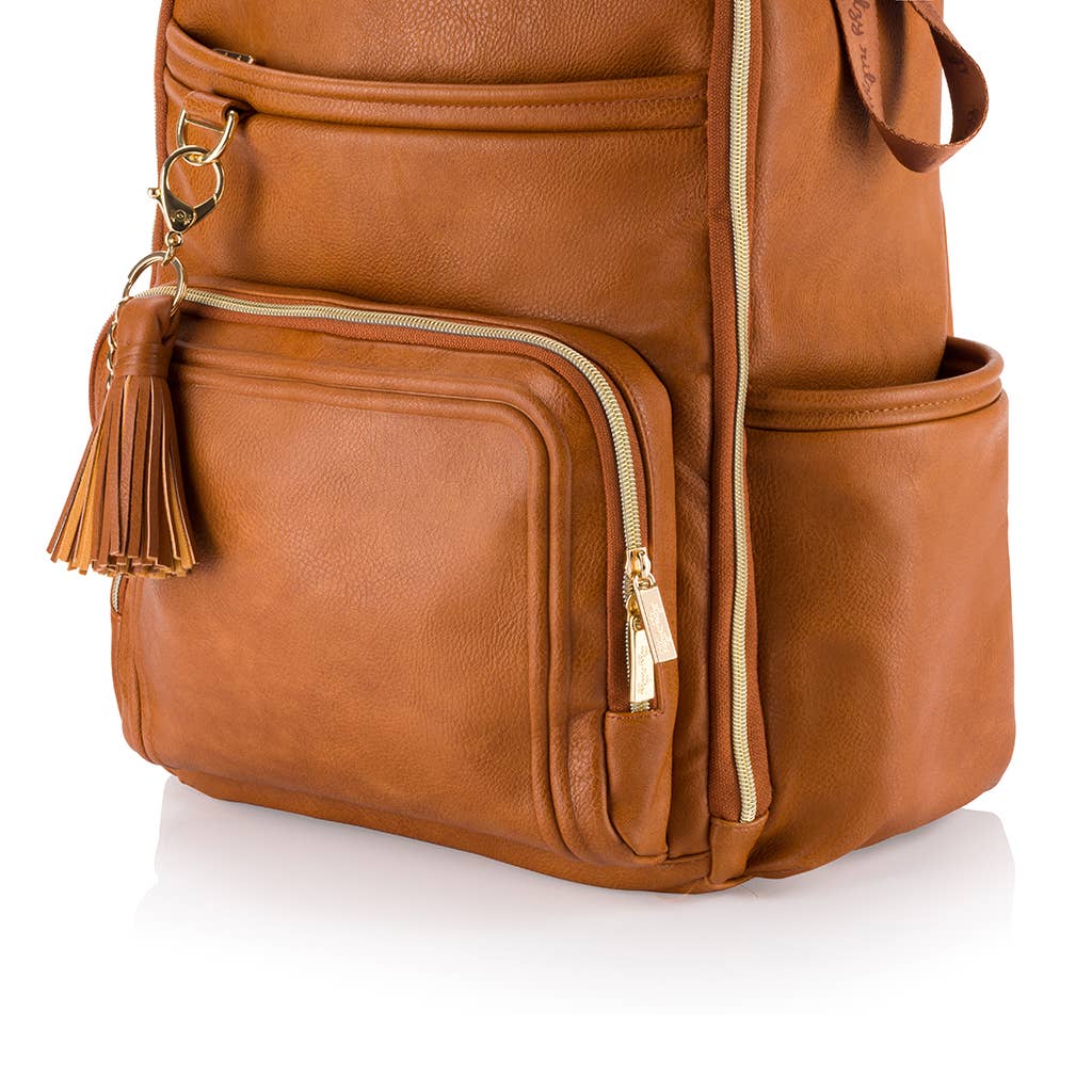 Itzy Ritzy - Wholesale Diaper Bag - Baby - Cognac Boss Plus™ Backpack Diaper Bag11