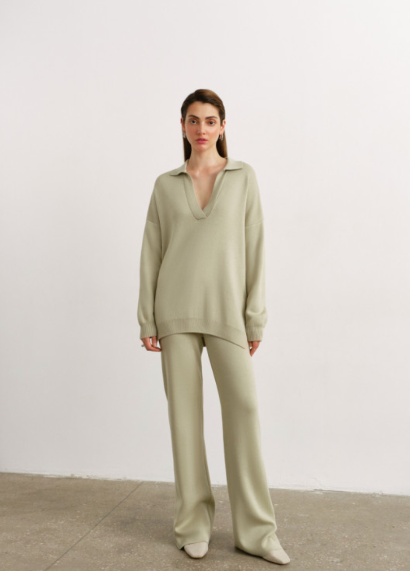 Nenya Fashion Limited - Venta al por mayor Pantalones - Mujer - Pantalones rectos Lana8