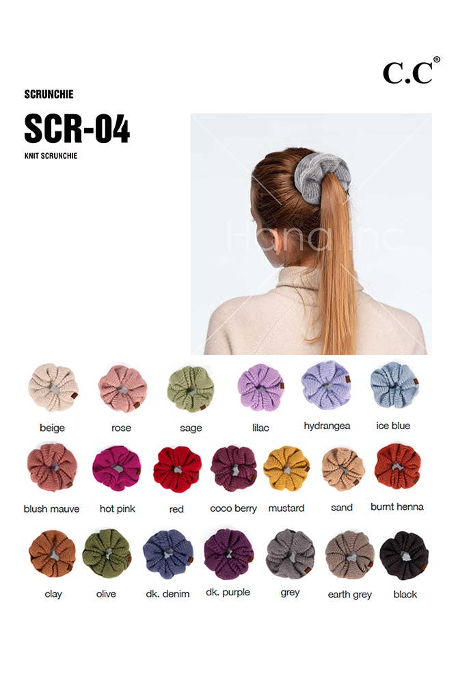 Hana - Vendita all'ingrosso Scrunchie - Donna - C.C Fermagli Morbidi in Maglia21