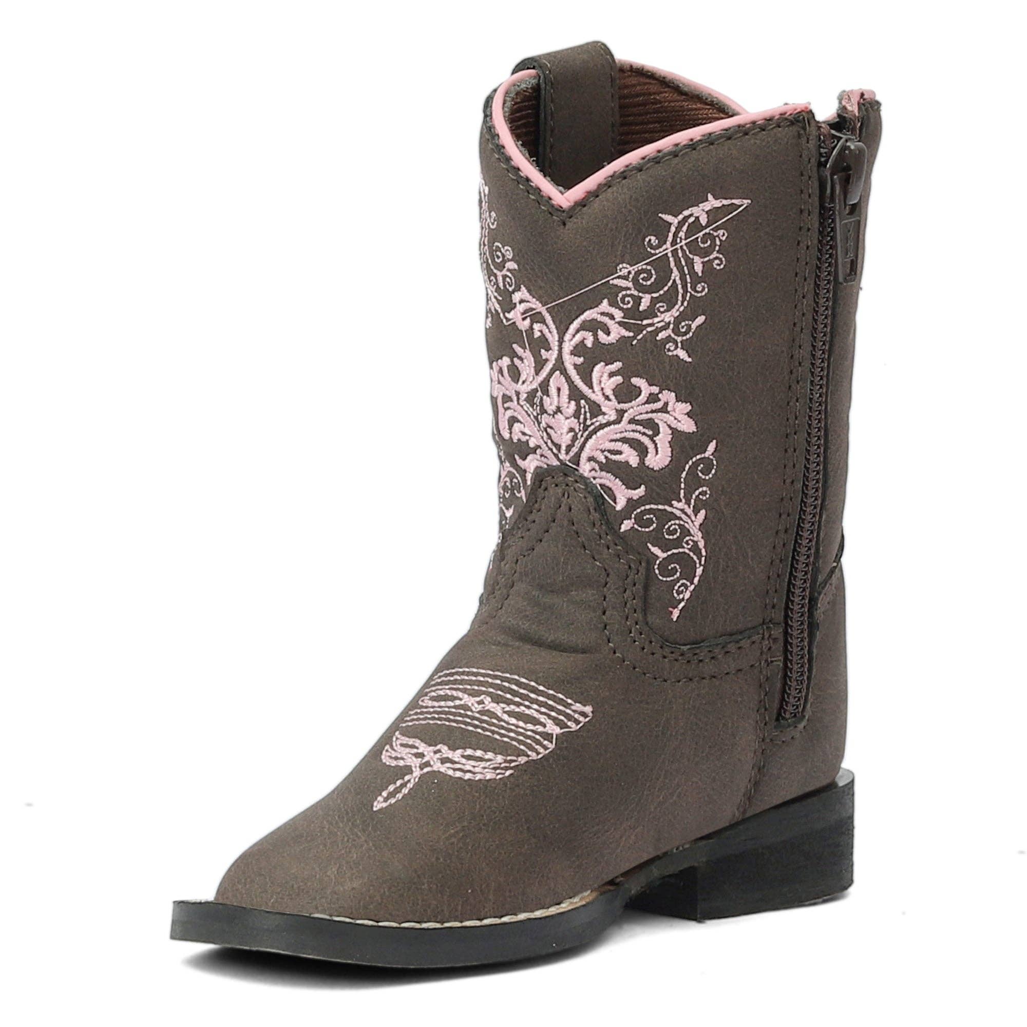 Moka Bottes western à bout carré TuffRider Glacier pour tout-petits en vente sur Faire3