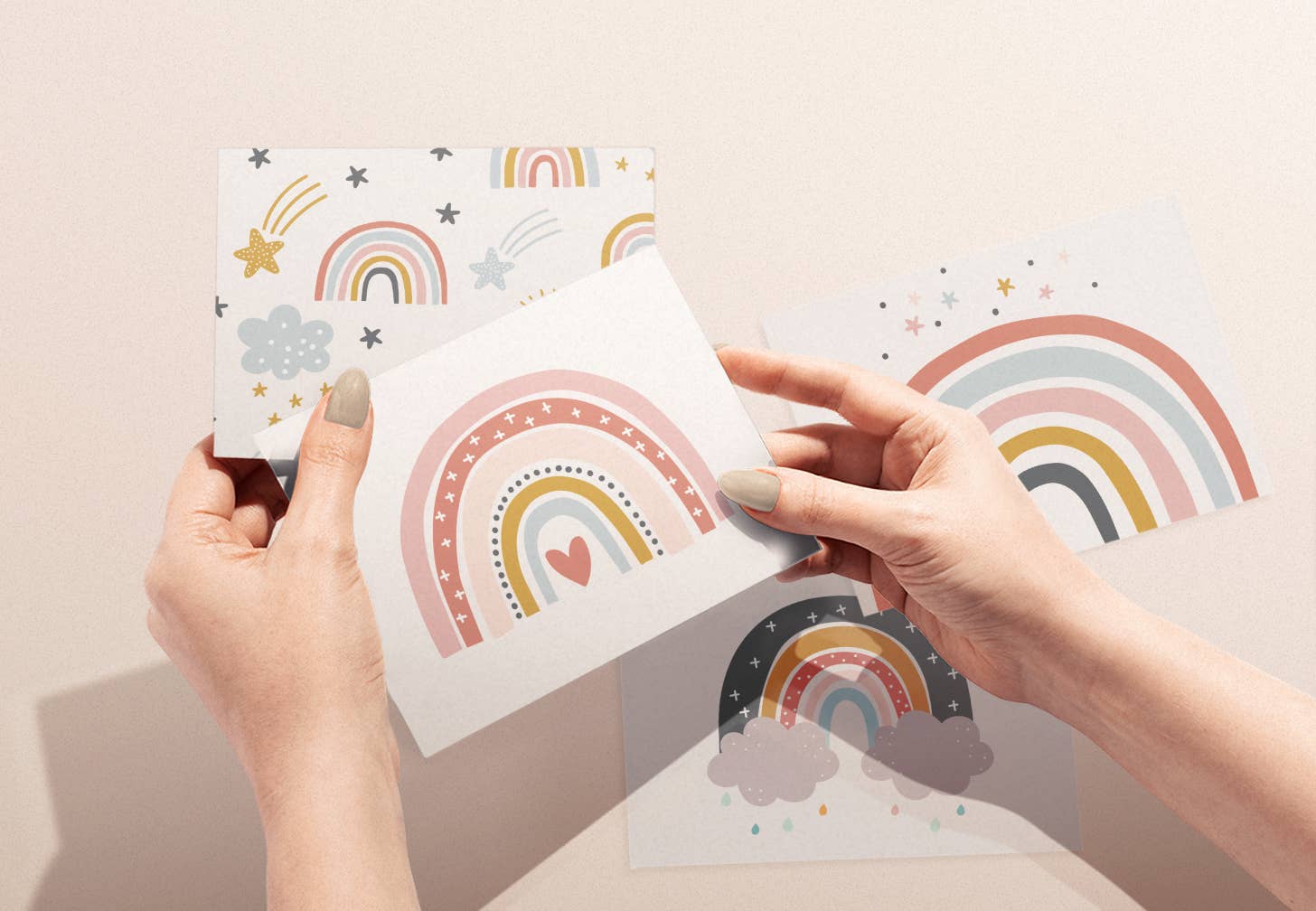 Twigs Paper - Wholesale Stationery/Notecard Set - Rainbow Greeting Card Set | Assorted Notecards4
