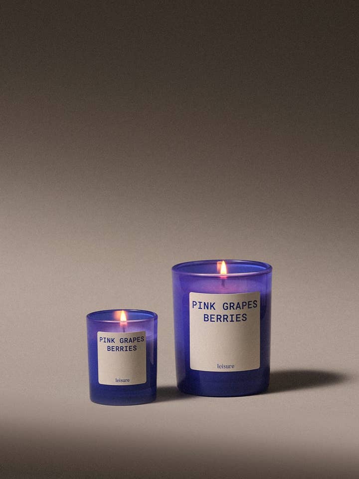 Pink Grapes & Berries - Scented Candle for wholesale by Leisure Candle